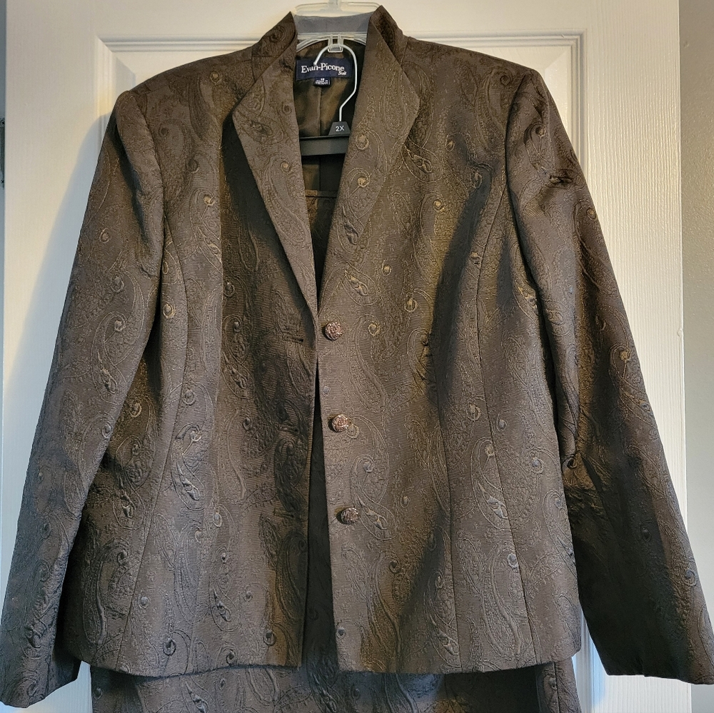 Evan Picone 2 pc Brown Suit